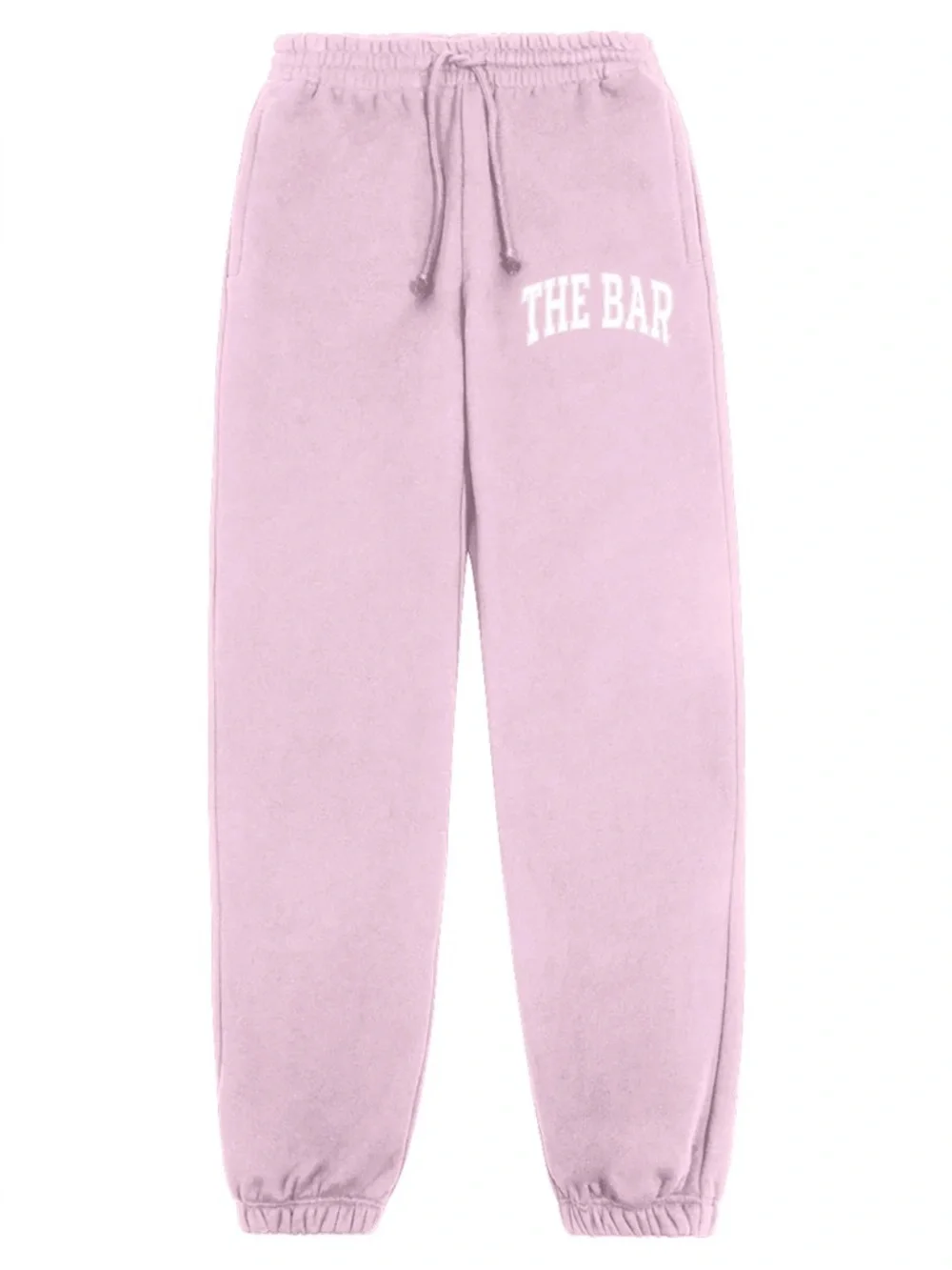 The Bar VARSITY SWEATPANTS BLUSH/WHITE size M - Picture 3 of 8